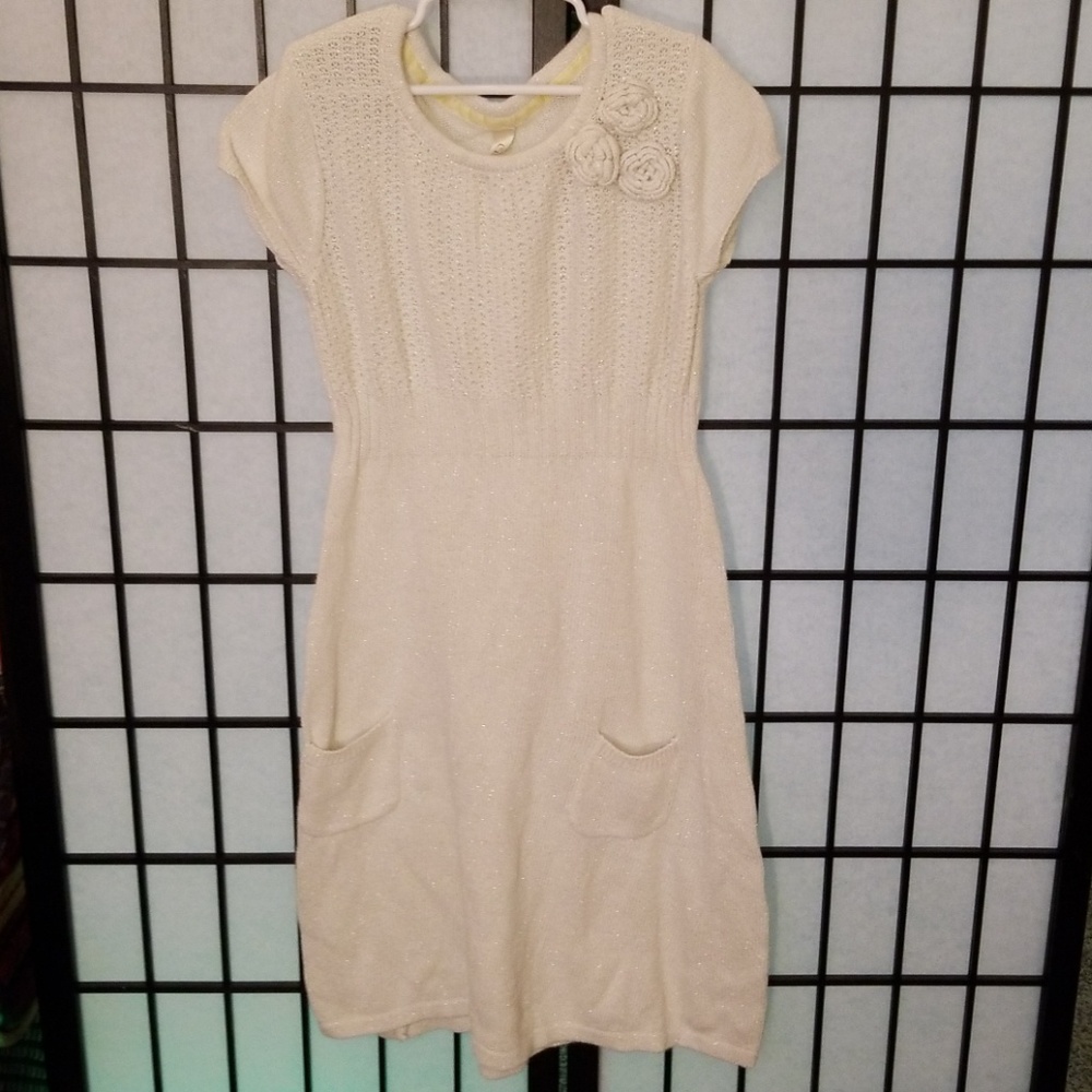 NWOT girls sparling sweater dress